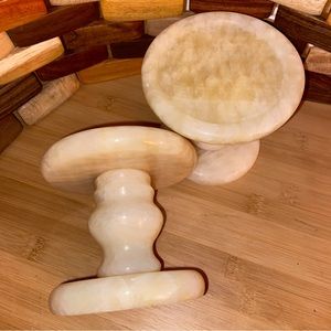 Marble Candle Handlers